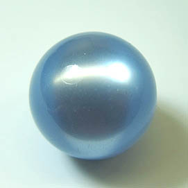Polaris-Perle glanz 20mm hellblau